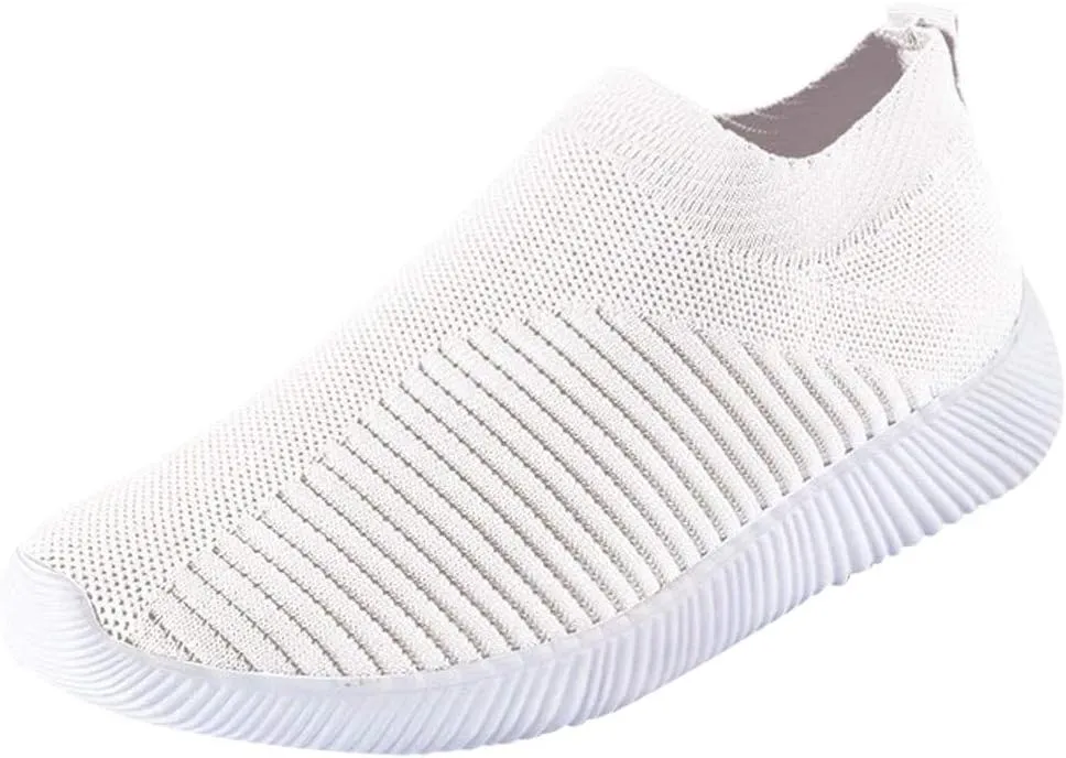 Women's Slip On Walking Shoes Running Comfortable Mens Running Shoes Wide Width Dressy Casual Shoes Women's Fashion Sneakers Red Tennis Shoe Cross Trainer Shoe