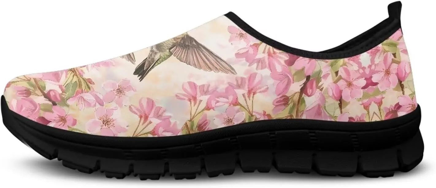 Women's Slip Ons Flat Lightweight Sneakers Walking Casual Loafers Comfortable Art Painted Travel Outdoor Shoes US Size 5.5-11.5