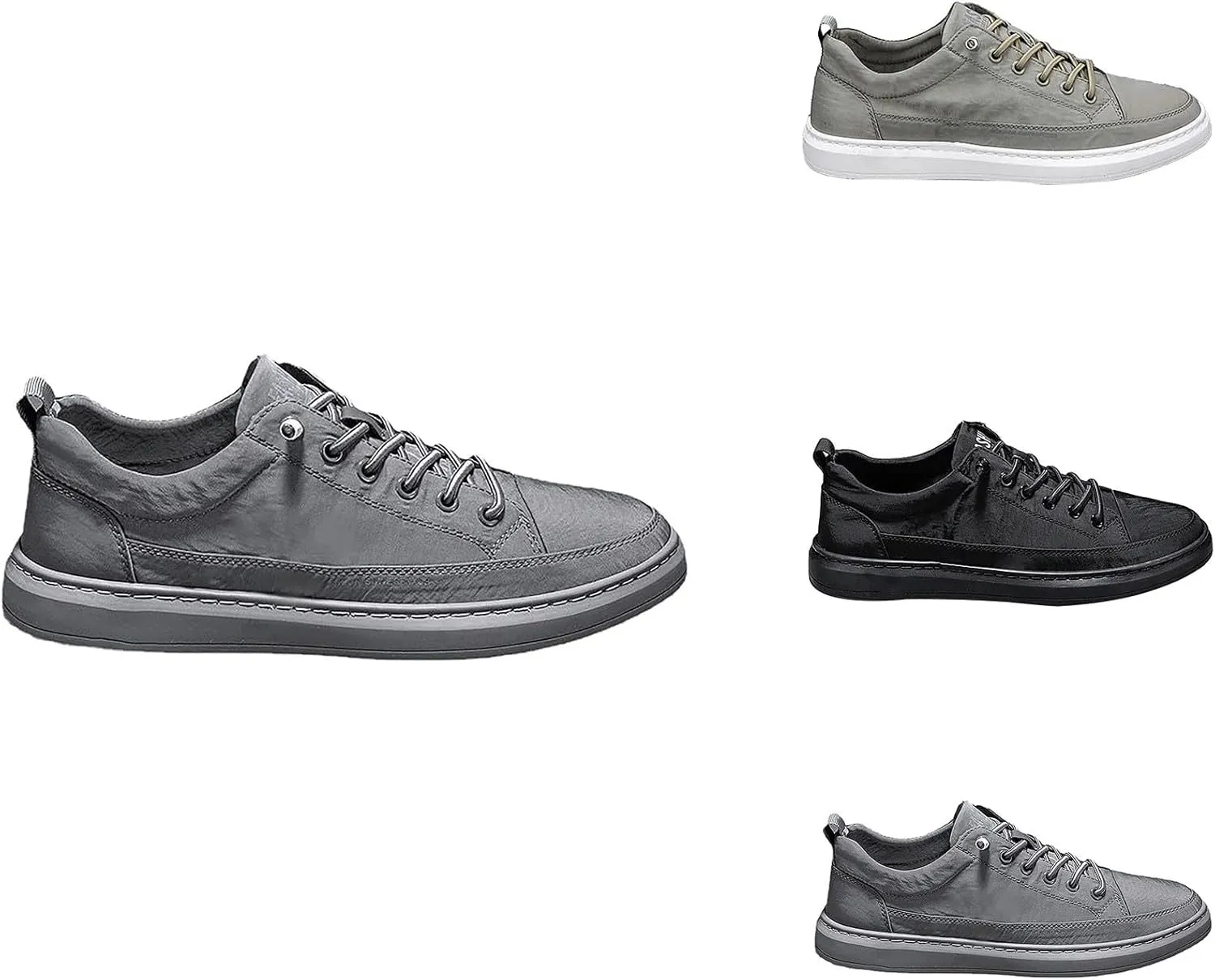 Women's Sneakers in White in Wide Width Womens Tennis Shoes Slip On Casual Shoes Round Toe Slip On Casual Men's Loafers & Slip-Ons Sneakers for Women
