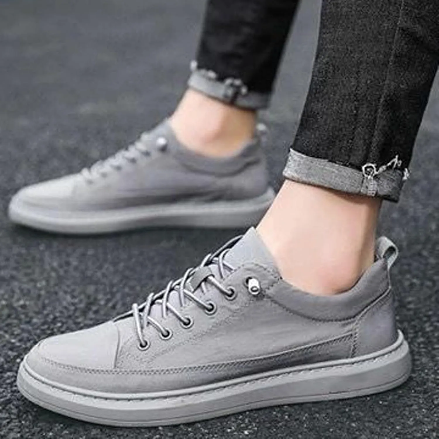 Women's Sneakers in White in Wide Width Womens Tennis Shoes Slip On Casual Shoes Round Toe Slip On Casual Men's Loafers & Slip-Ons Sneakers for Women