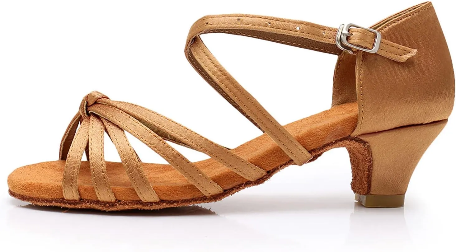 Women's Strappy Heels Open Toe Stiletto High Heeled Sandals for Women Dressy Adjustable Ankle Strap Comfortable Mid Chunky Low Block Summer Womens Slides Slippers Slip on Casual Sexy Beach Shoes