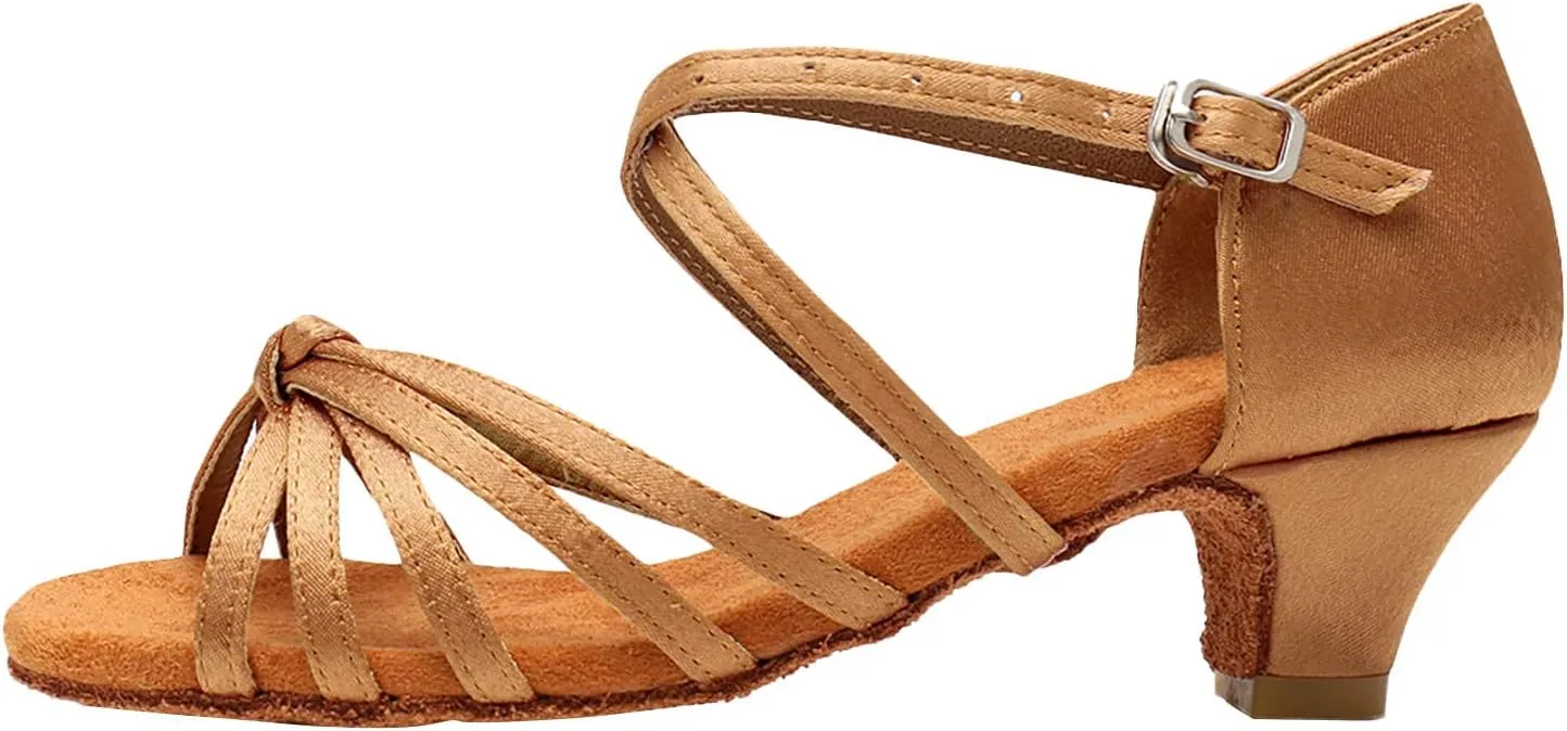 Women's Strappy Heels Open Toe Stiletto High Heeled Sandals for Women Dressy Adjustable Ankle Strap Comfortable Mid Chunky Low Block Summer Womens Slides Slippers Slip on Casual Sexy Beach Shoes