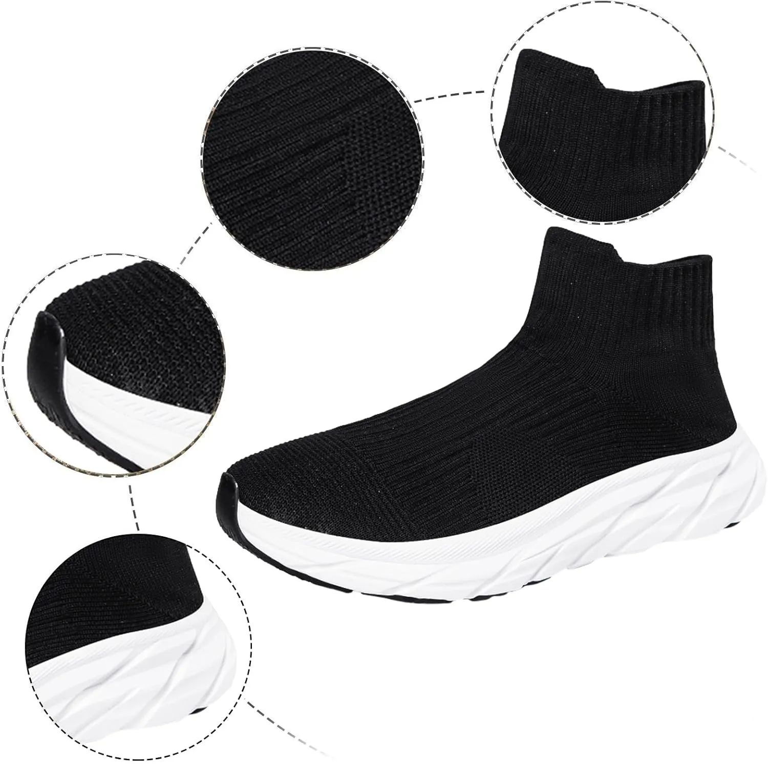 Women’s Supportive Running Shoes Non Slip Lightweight Casual Breathable Tennis Shoes Lightweight Workout Shoe