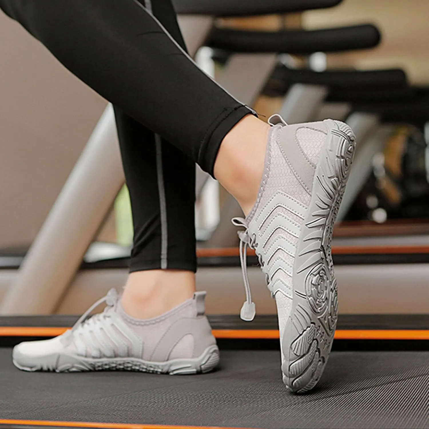 Women's Trail Running Barefoot Shoes Breathable Non-Slip Athletic Footwear Wide Toe Minimalist Sneakers Quick Drying Water Shoes Pro Healthy Hiking Footwear Beach Swim Surfing Diving Boating Shoe