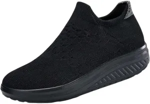 Women's Walking Shoes Soft Memory Foam Casual Sport Sneaker Breathable Knitted Mesh Running Hiking Sneakers