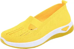 Women's Woven Orthopedic Breathable Soft Shoes Tennis Shoes Womens Mesh Breathable Women's Shoes Casual Fashion Sneakers 2025 Waterproof Tennis Shoe White Loafers