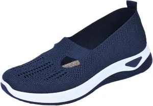 Women's Woven Orthopedic Breathable Soft Shoes Tennis Shoes Womens Mesh Breathable Women's Shoes Casual Fashion Sneakers 2025 Waterproof Tennis Shoe White Loafers