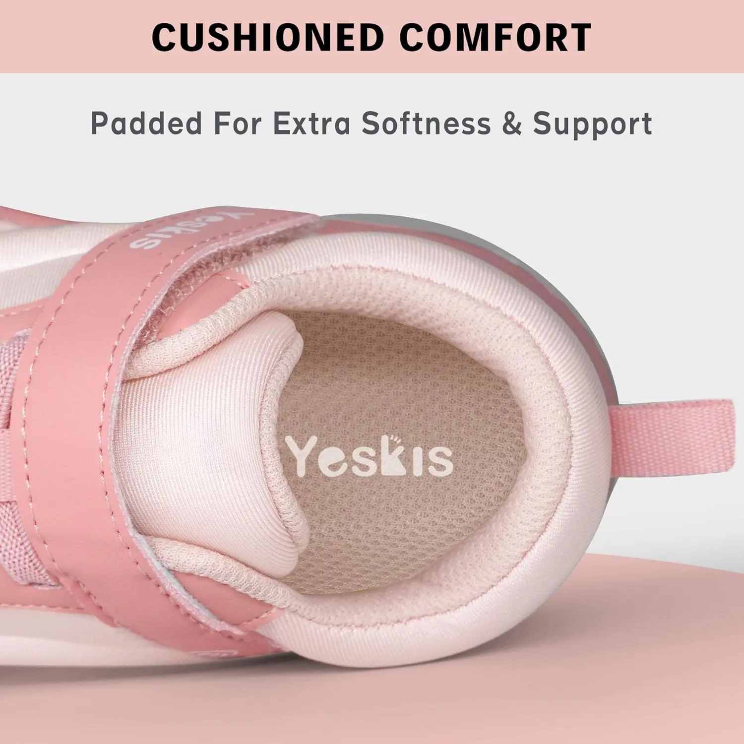 YESKIS Boys Girls Light Up Shoes with Switch 3 Lighting Modes Fizzzy Big Kids LED Running Tennis Sneakers for Toddler Little and Big Kid